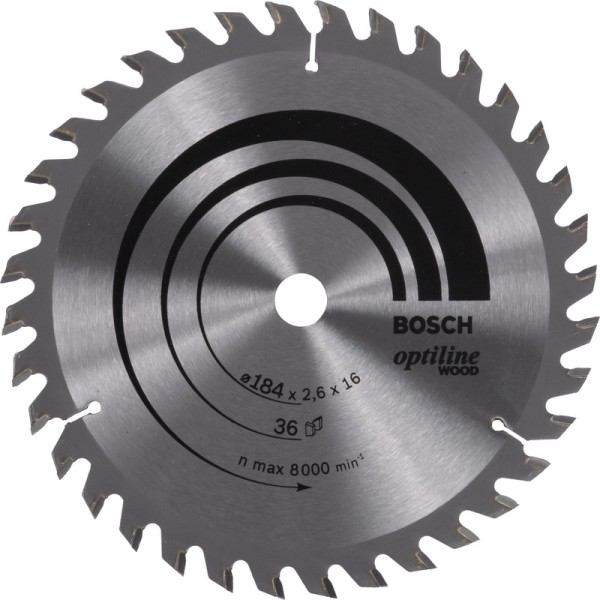 Диск за циркуляр за дърво, Bosch Optiline wood